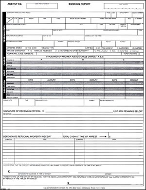 Booking Report (single)
